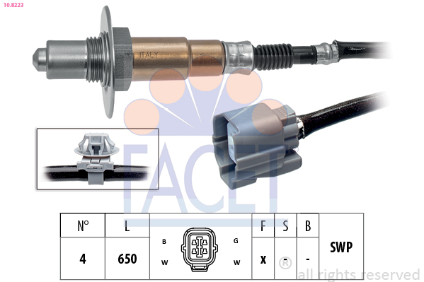 Sonda lambda FACET 10.8223