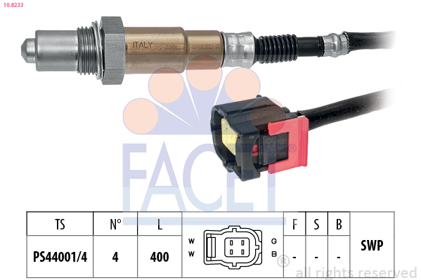 Sonda lambda FACET 10.8233