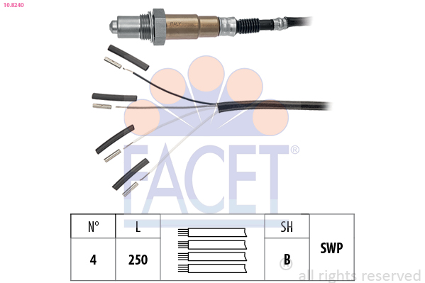 Sonda lambda FACET 10.8240