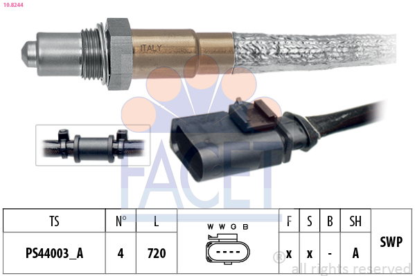 Sonda lambda FACET 10.8244