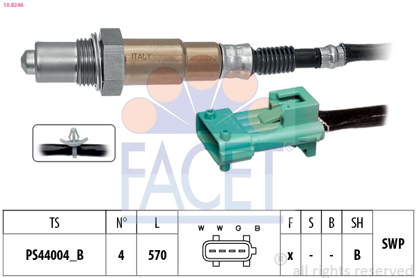 Sonda lambda FACET 10.8246