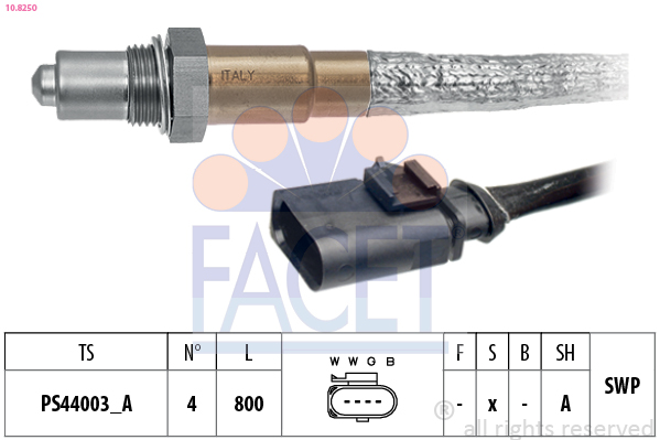 Sonda lambda FACET 10.8250