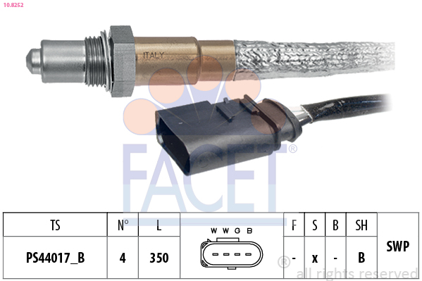 Sonda lambda FACET 10.8252