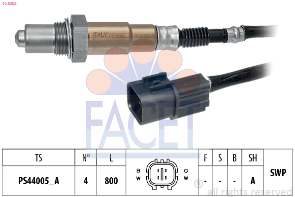Sonda lambda FACET 10.8258