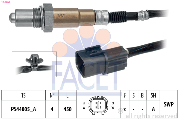 Sonda lambda FACET 10.8261