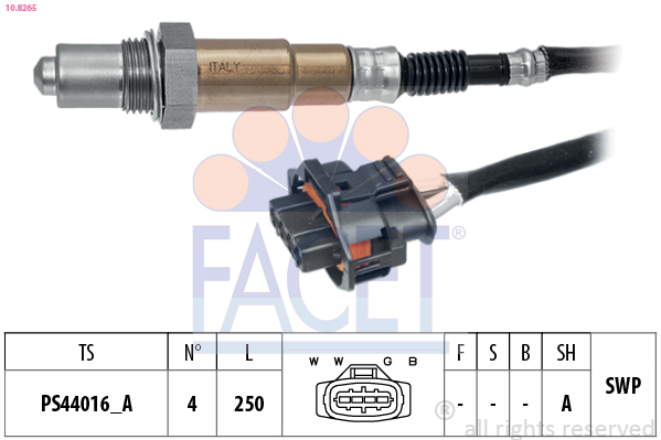 Sonda lambda FACET 10.8265