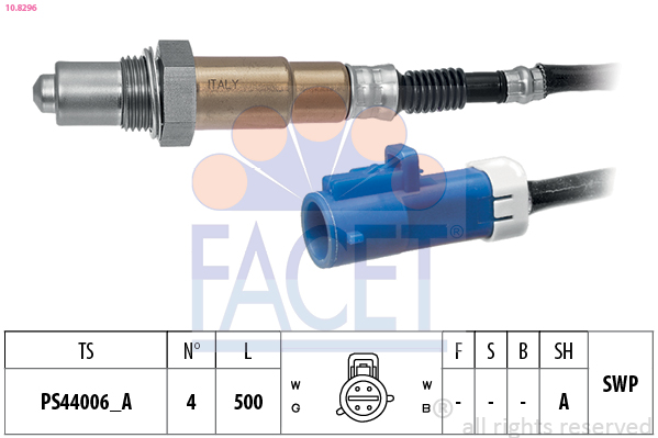 Sonda lambda FACET 10.8296