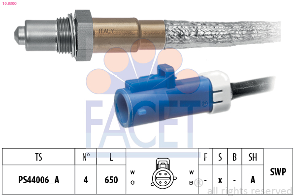 Sonda lambda FACET 10.8300