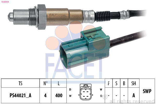 Sonda lambda FACET 10.8304