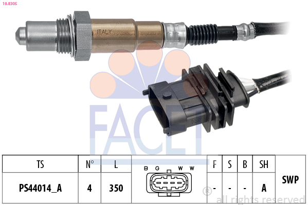 Sonda lambda FACET 10.8305