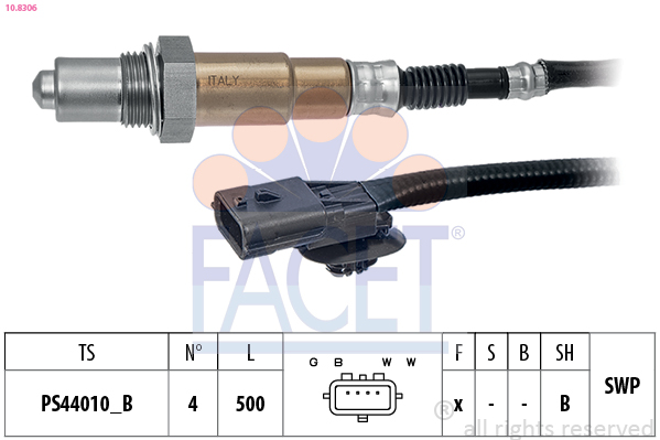 Sonda lambda FACET 10.8306