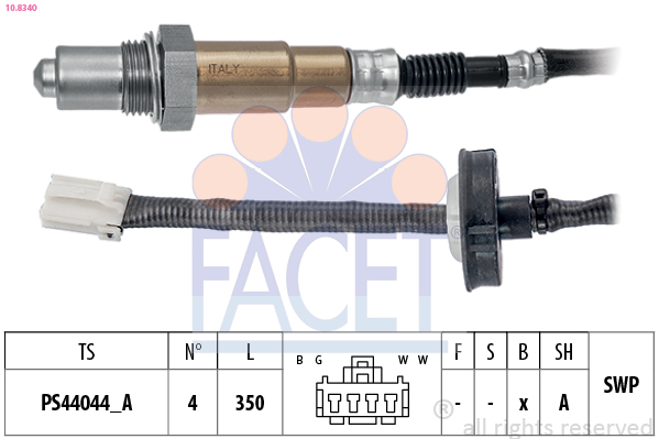 Sonda lambda FACET 10.8340
