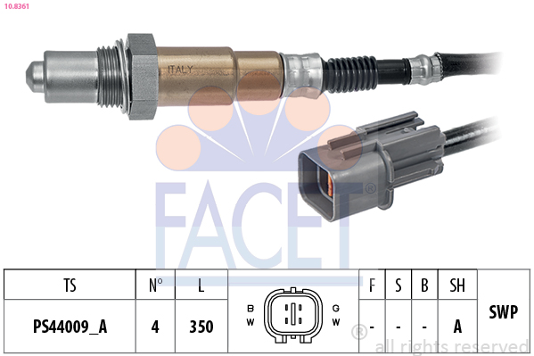 Sonda lambda FACET 10.8361