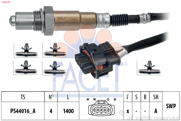 Sonda lambda FACET 10.8370