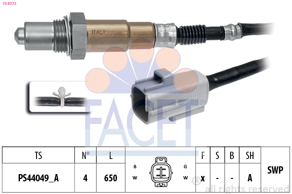 Sonda lambda FACET 10.8373