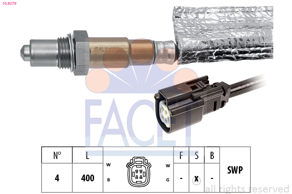 Sonda lambda FACET 10.8379