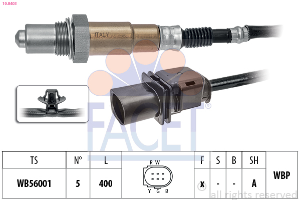Sonda lambda FACET 10.8403
