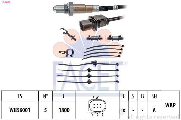 Sonda lambda FACET 10.8409