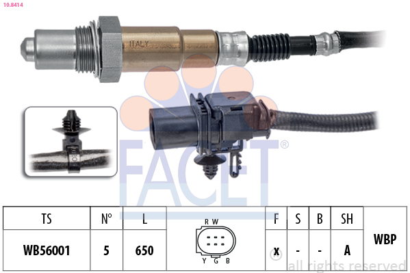 Sonda lambda FACET 10.8414