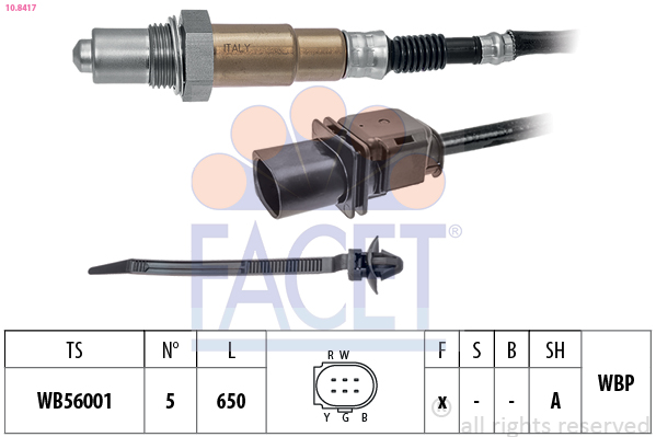 Sonda lambda FACET 10.8417