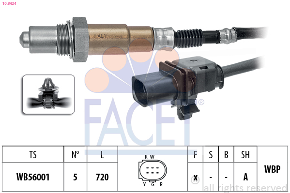 Sonda lambda FACET 10.8424