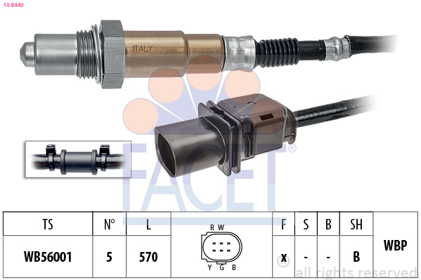 Sonda lambda FACET 10.8440