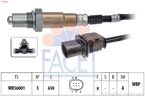 Sonda lambda FACET 10.8455