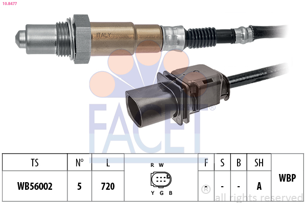 Sonda lambda FACET 10.8477