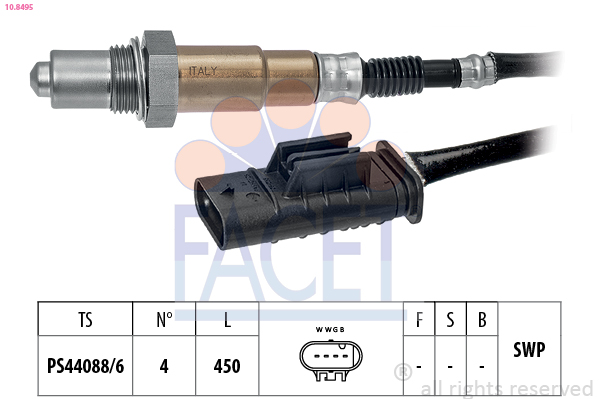 Sonda lambda FACET 10.8495