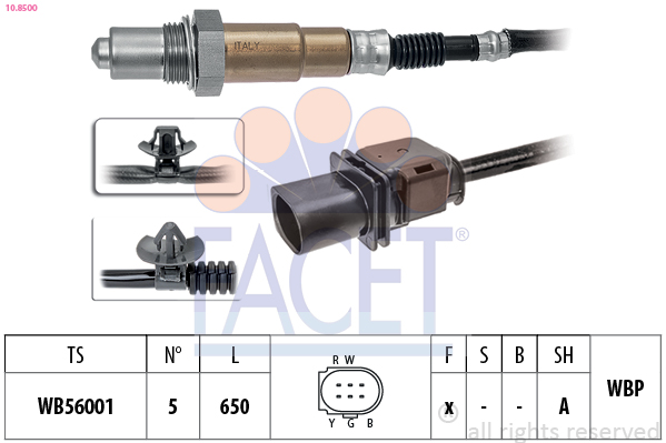Sonda lambda FACET 10.8500