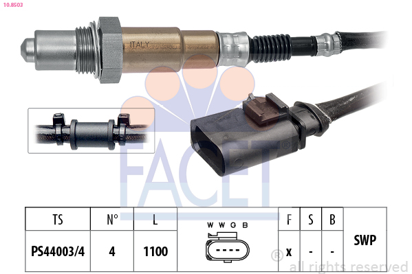 Sonda lambda FACET 10.8503