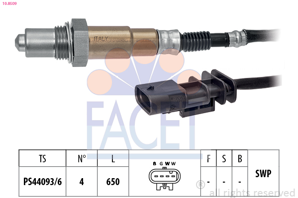 Sonda lambda FACET 10.8509