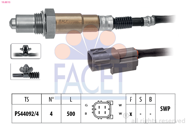 Sonda lambda FACET 10.8515