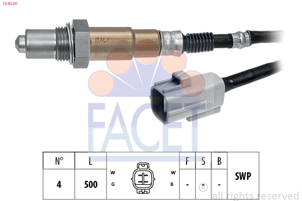 Sonda lambda FACET 10.8520