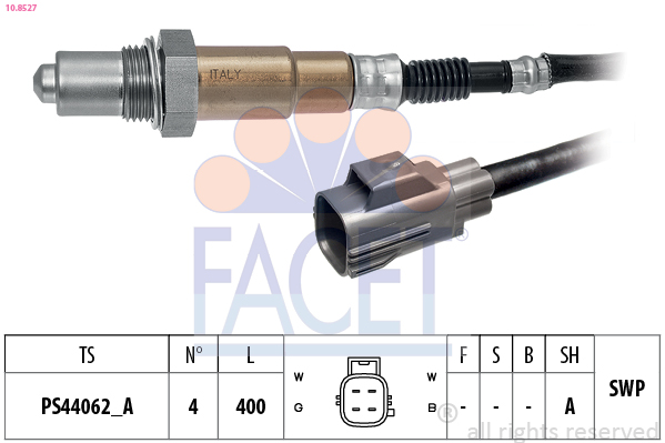 Sonda lambda FACET 10.8527