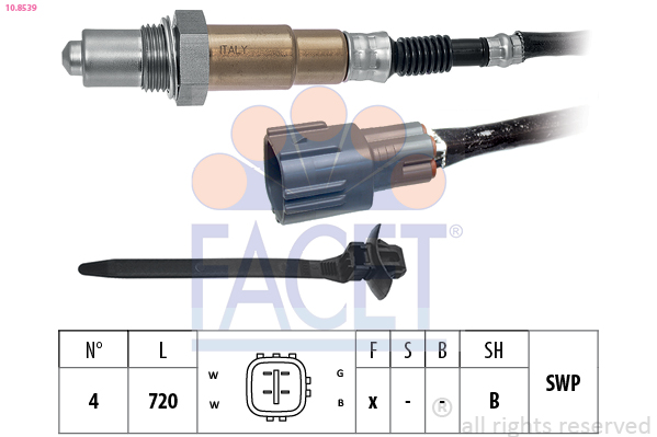 Sonda lambda FACET 10.8539