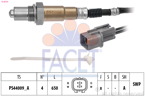 Sonda lambda FACET 10.8550