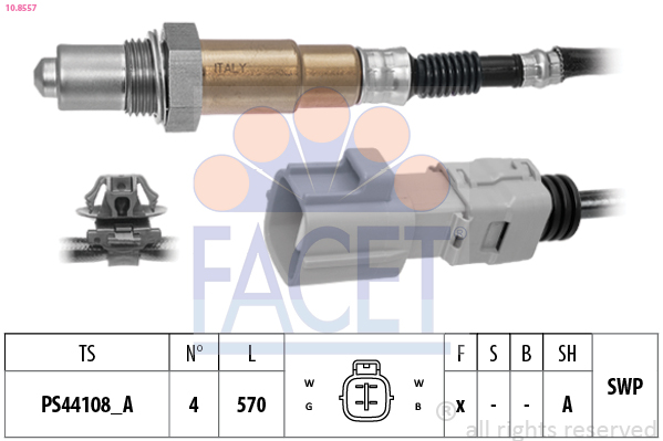 Sonda lambda FACET 10.8557