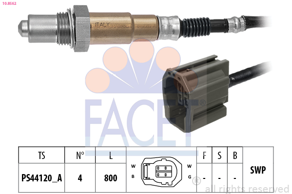 Sonda lambda FACET 10.8562