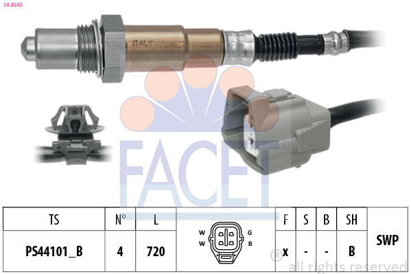 Sonda lambda FACET 10.8565