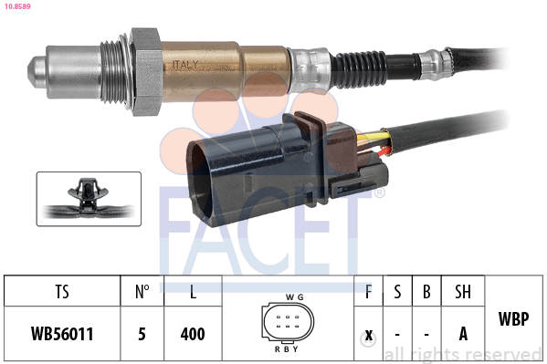 Sonda lambda FACET 10.8589