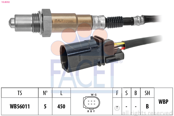 Sonda lambda FACET 10.8592
