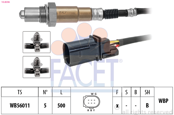 Sonda lambda FACET 10.8596