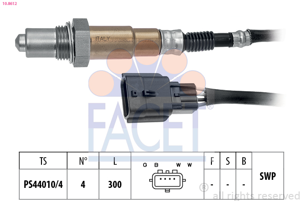 Sonda lambda FACET 10.8612
