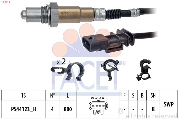 Sonda lambda FACET 10.8613