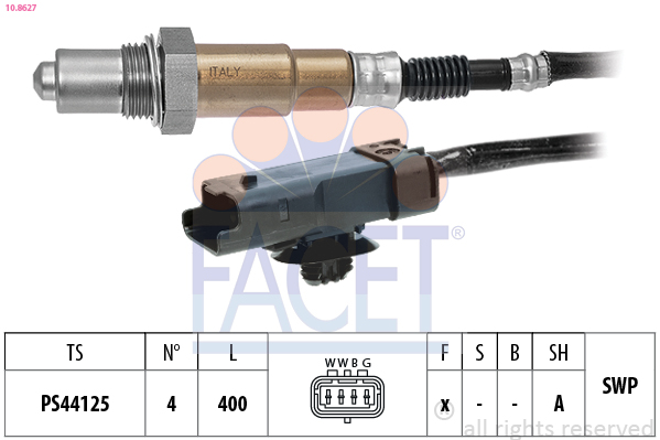 Sonda lambda FACET 10.8627