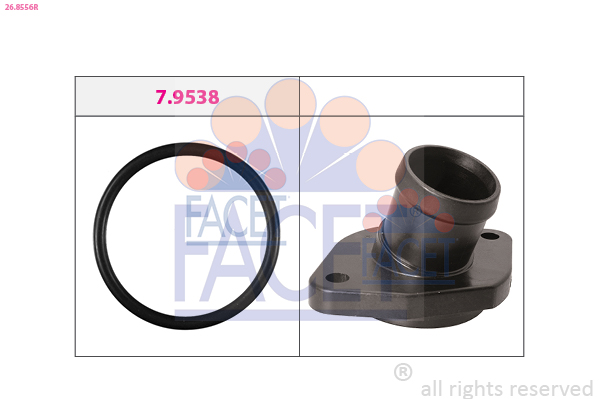 Flangia d. refrigerante FACET 26.8556R