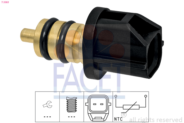 Sensore, temperatura carburante FACET 7.3383