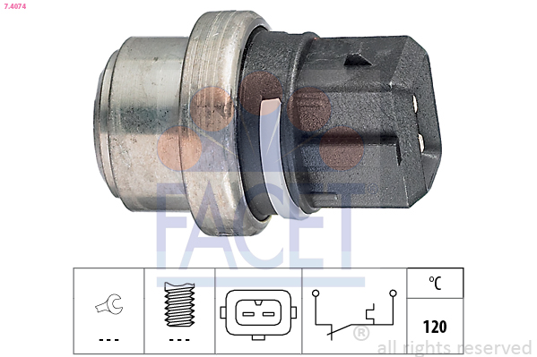 Termocontatto, spia segnalazione refrigerante FACET 7.4074