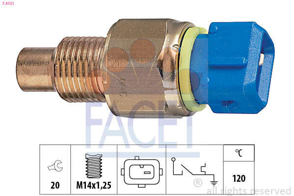 Termocontatto, spia segnalazione refrigerante FACET 7.4131